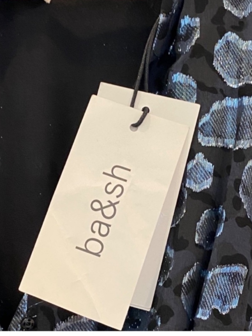 NWT BA&SH Grace Metallic Jacquard Dress Size Small - Picture 7 of 16
